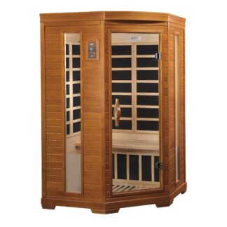Prologue 2 Person Low EMF Far Infrared Corner Sauna DYN-6225