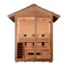Tranquility 3 Person Hybrid Outdoor Steam Sauna GDI-8123 - Image 3