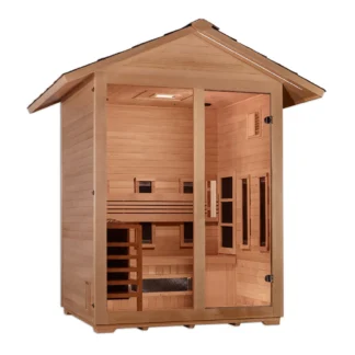 Tranquility 3 Person Hybrid Outdoor Steam Sauna GDI-8123